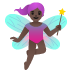 woman fairy, dark skin tone